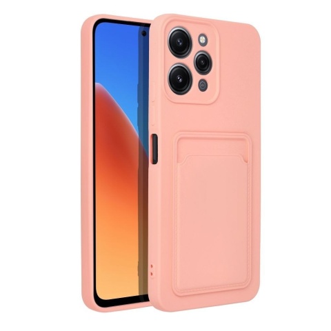 Futerał CARD CASE do XIAOMI Redmi 12 4G różowy