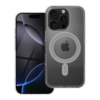 Futerał CLEAR MAG COVER (MID) kompatybilny z MagSafe do IPHONE 16 Pro transparentny