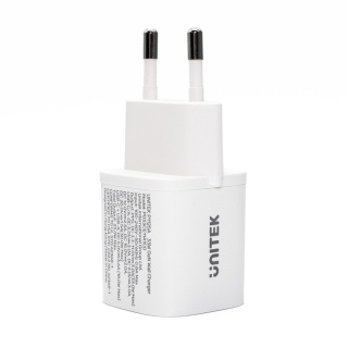 Unitek Ładowarka sieciowa 1x USB-A 1x USB-C QC PC 3.0 33W biała