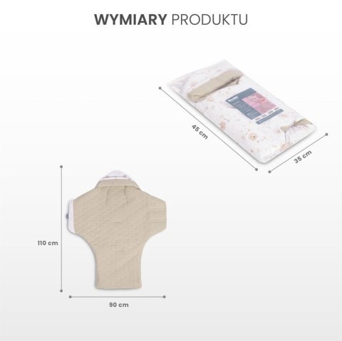 OTULACZ DO FOTELIKA MUŚLIN BALETNICE RÓŻOWY