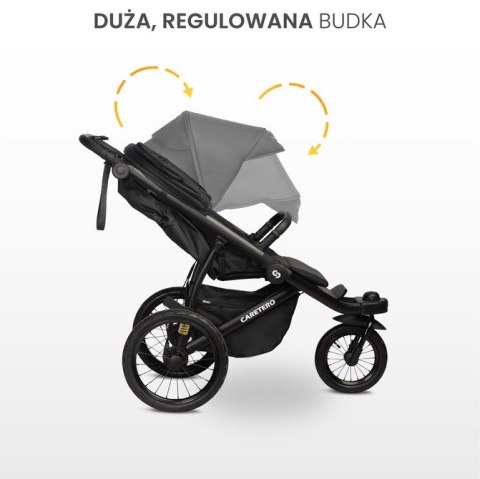 WÓZEK SPACEROWY LIMA DELUXE BLACK