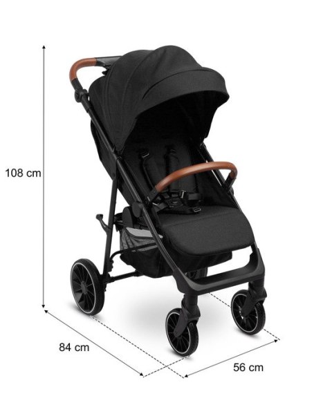 WÓZEK SPACEROWY ELMA BLACK