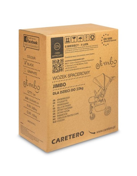WÓZEK SPACEROWY JIMBO GRAPHITE