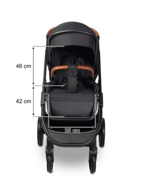 WÓZEK SPACEROWY RATIO BLACK