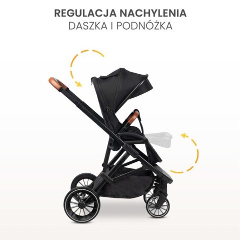 WÓZEK SPACEROWY RATIO BLACK
