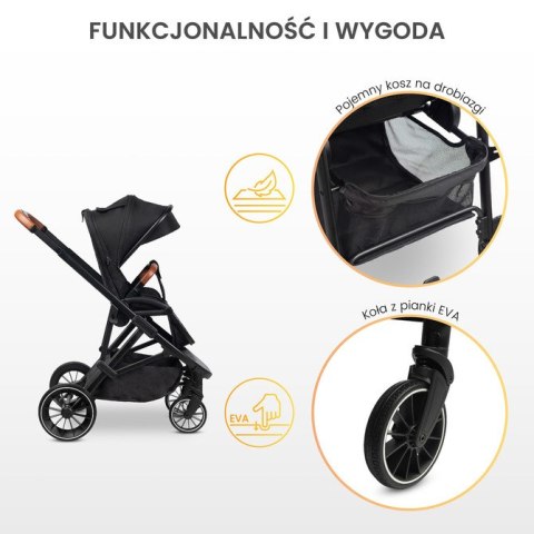 WÓZEK SPACEROWY RATIO BLACK